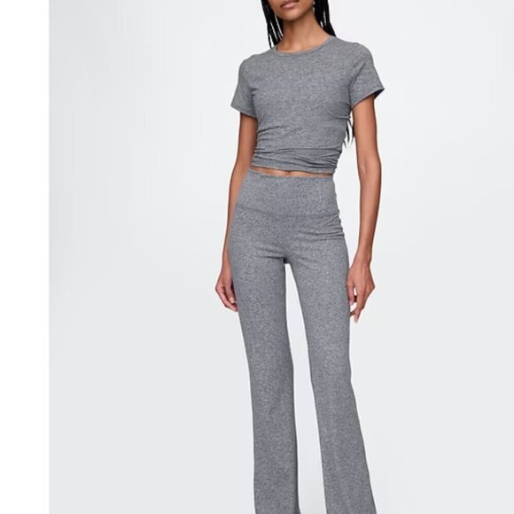 GAP Pants - GapFit Brushed Jersey Grey V-rise Bootcut Pant Medium Tall